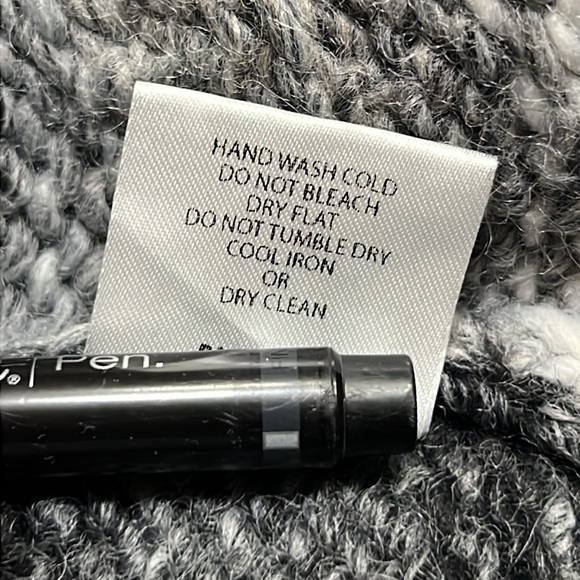 Lineamaglia Gray Black Peach Wool Blend Shrug Cardigan Italy Made Sz M EUC - Picture 6 of 9